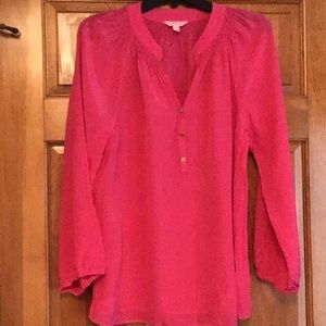 LILLY beautiful pink silk top 🌸🌸🌸